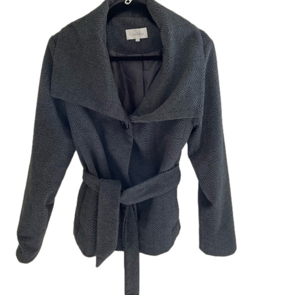 Costa Blanca Jackets & Blazers - 𝅺🎀 Costa Blanca, Cape/Poncho style PeaCoat, 1 button closure with belt, Size 8